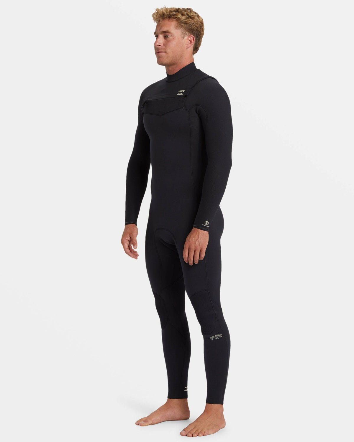 4/3mm Revolution Natural Upcycler GBS Chest Zip Wetsuit - Black | Billabong
