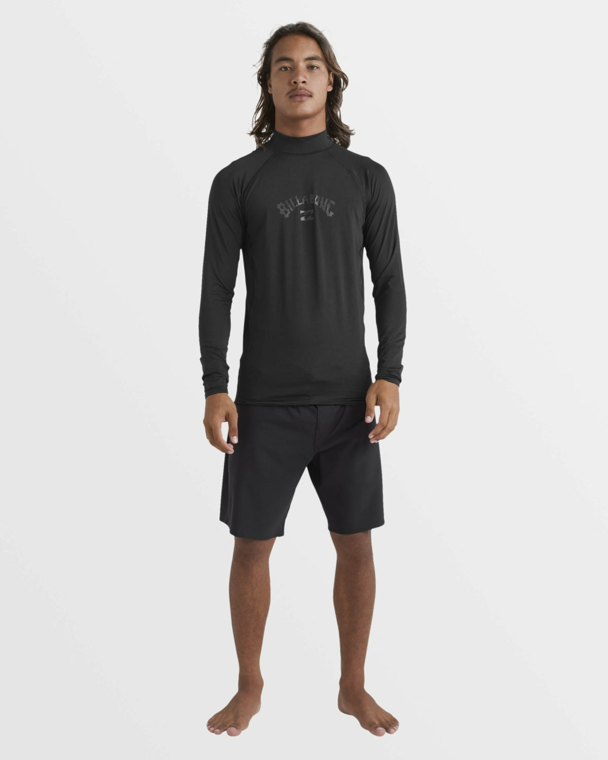 Arch Performance Fit Long Sleeve Rashguard - Black | Billabong