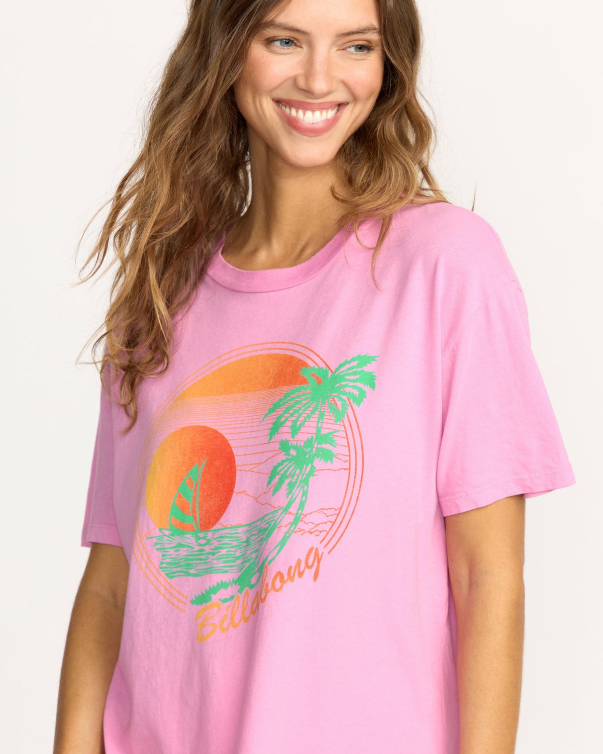 Bright New Day Tee - Bright Rose | Billabong
