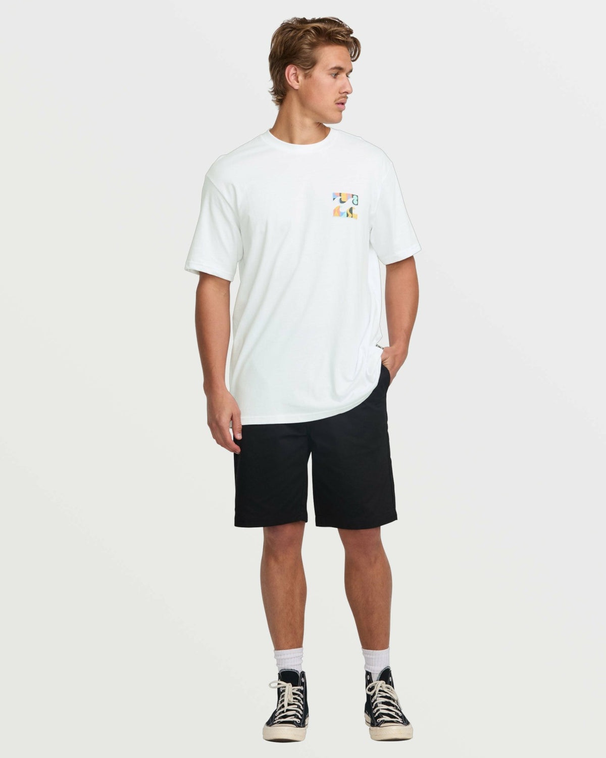 Crayon Wave Premium Tee - White | Billabong