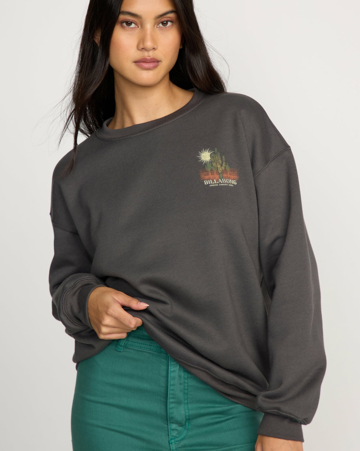 Desert Break Crewneck Sweatshirt - Off Black | Billabong