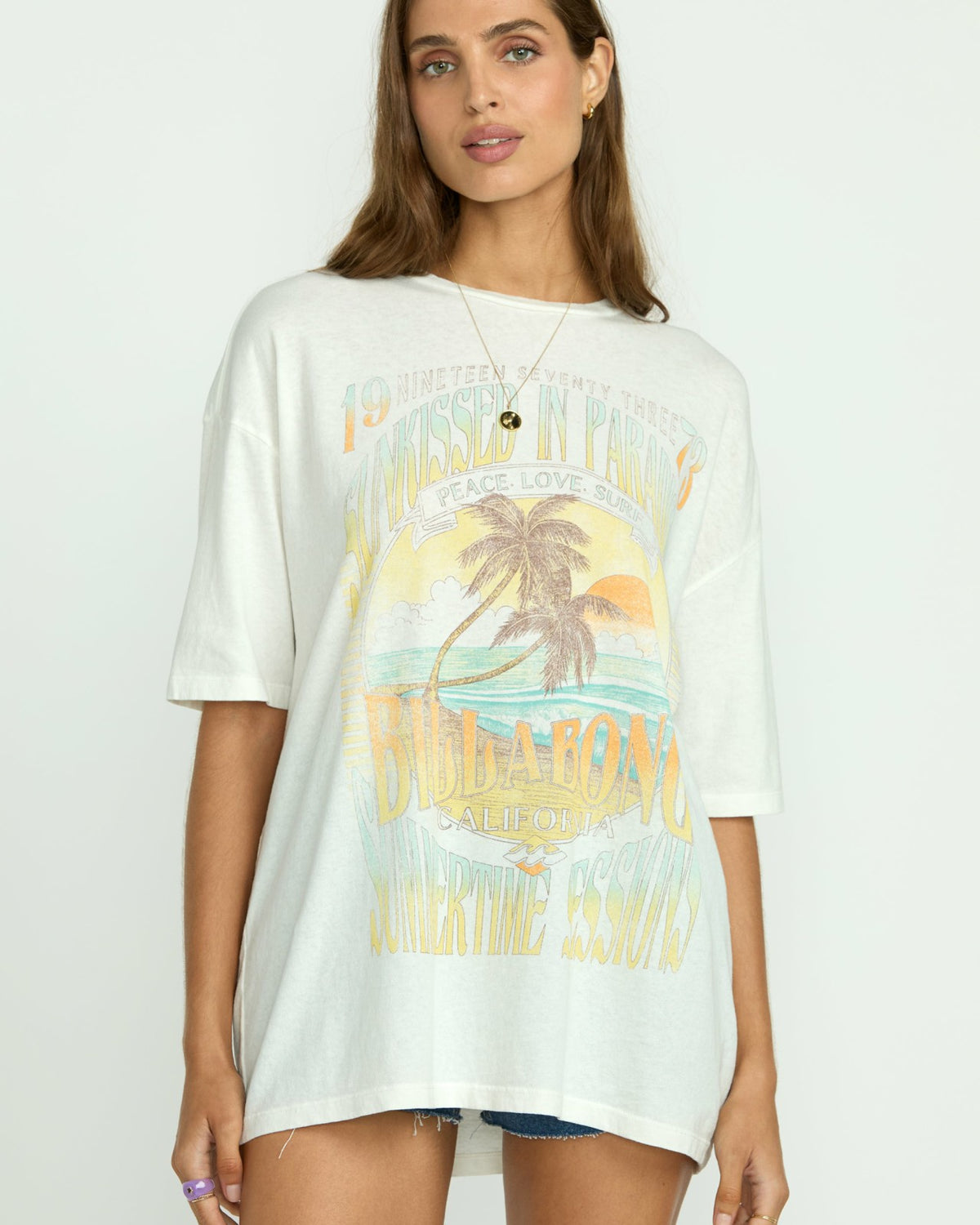 Sunset Mindset Tee - Salt Crystal | Billabong