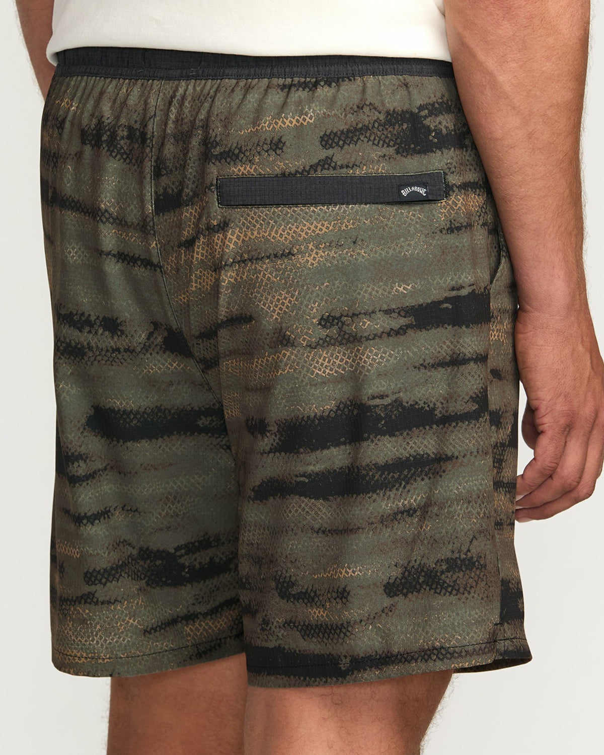 Surftrek Perforated Elastic 17" Hybrid Shorts - Dark Military | Billabong