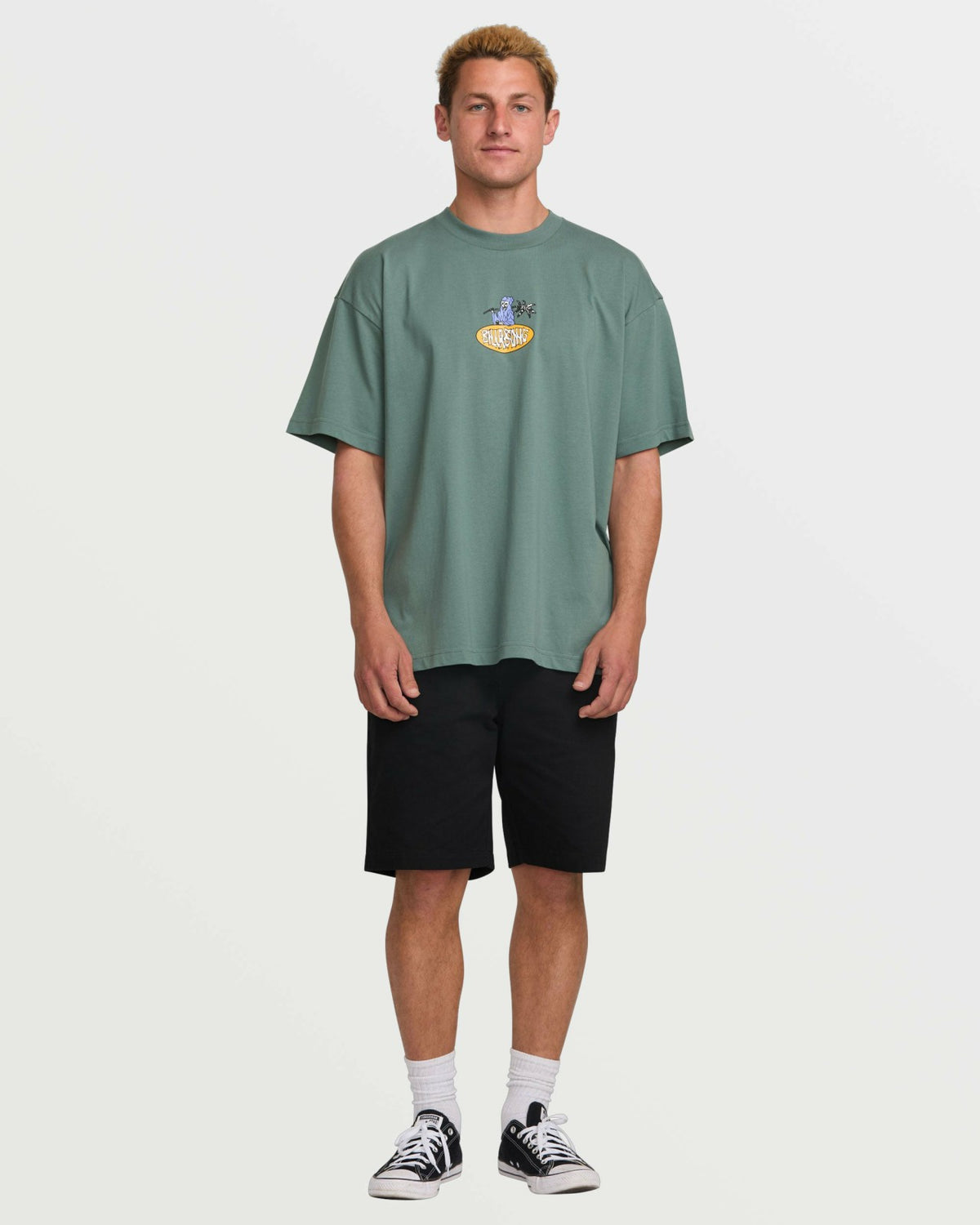 Tropical Reaper OG Tee - Dark Slate | Billabong