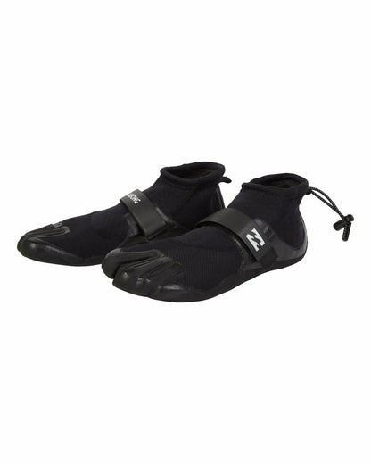 2mm Pro Reef Flatlock Wetsuit Boots - Black | Billabong