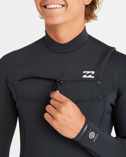 3/2mm Absolute Natural Upcycler GBS Chest Zip Wetsuit - Black | Billabong