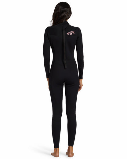 3/2mm Foil Flatlock Back Zip Wetsuit - Black | Billabong