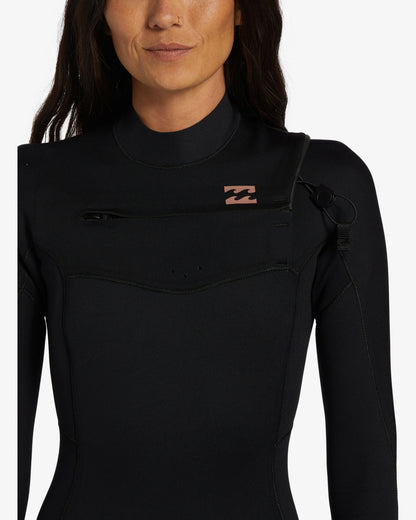 3/2mm Foil GBS Chest Zip Wetsuit - Black | Billabong
