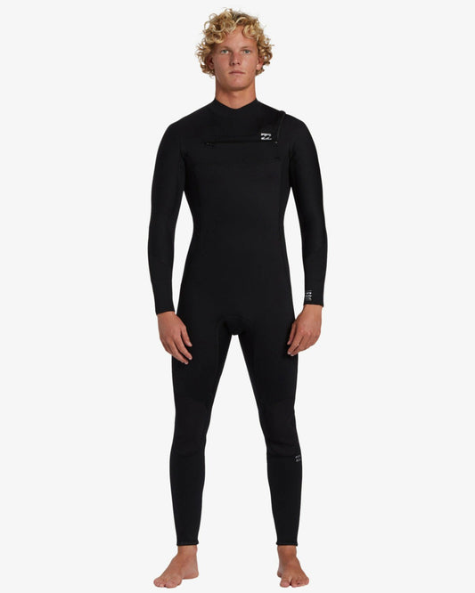 3/2mm Foil GBS Chest Zip Wetsuit - Black | Billabong