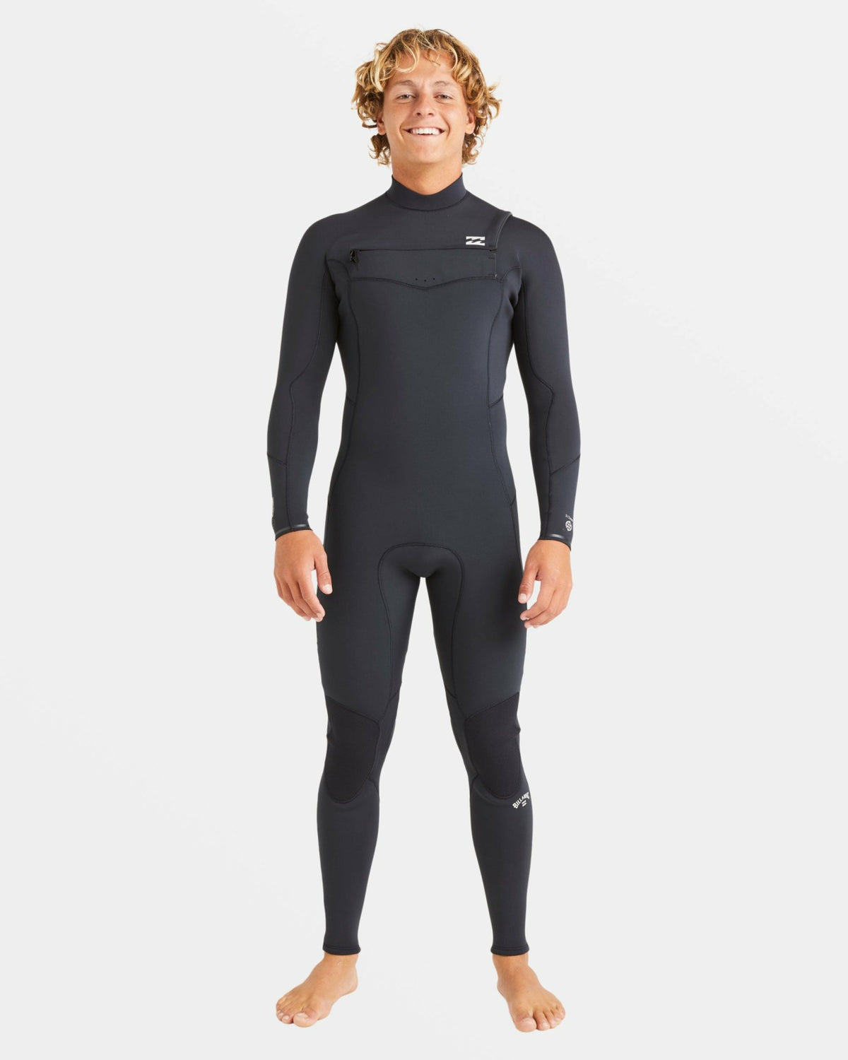 4/3mm Absolute Natural Upcycler GBS Chest Zip Wetsuit - Black | Billabong
