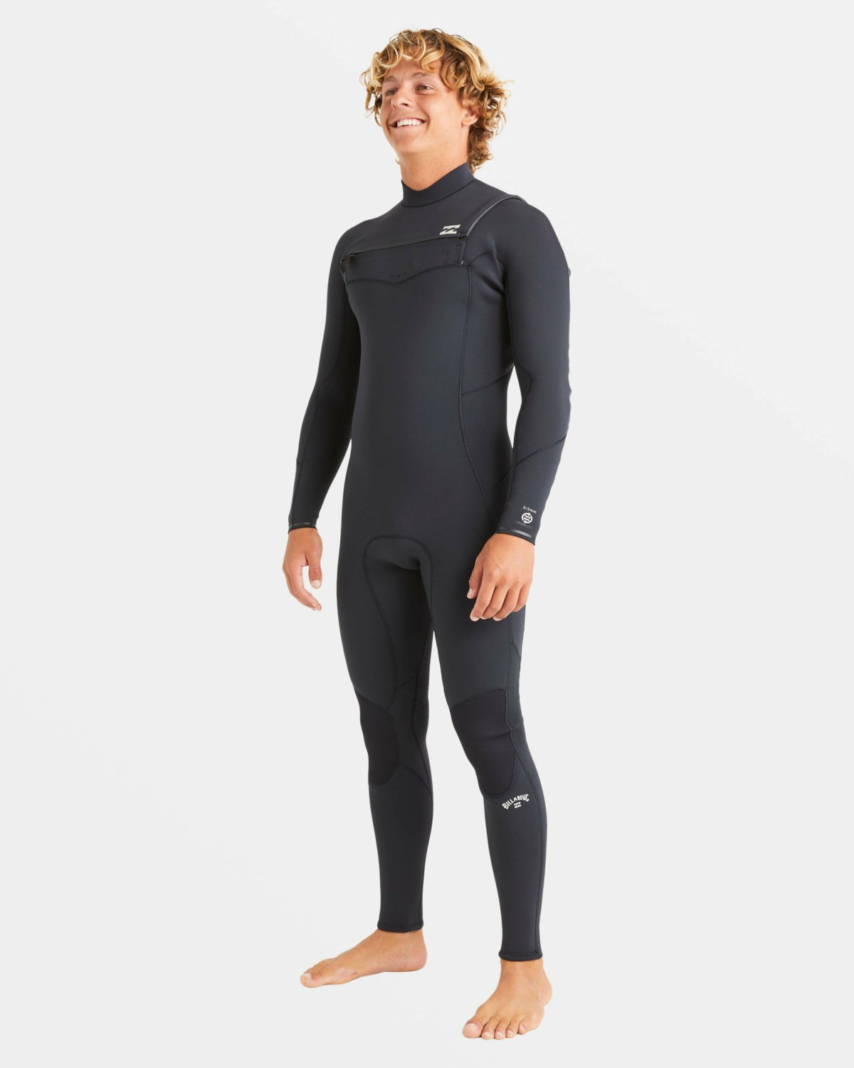 4/3mm Absolute Natural Upcycler GBS Chest Zip Wetsuit - Black | Billabong