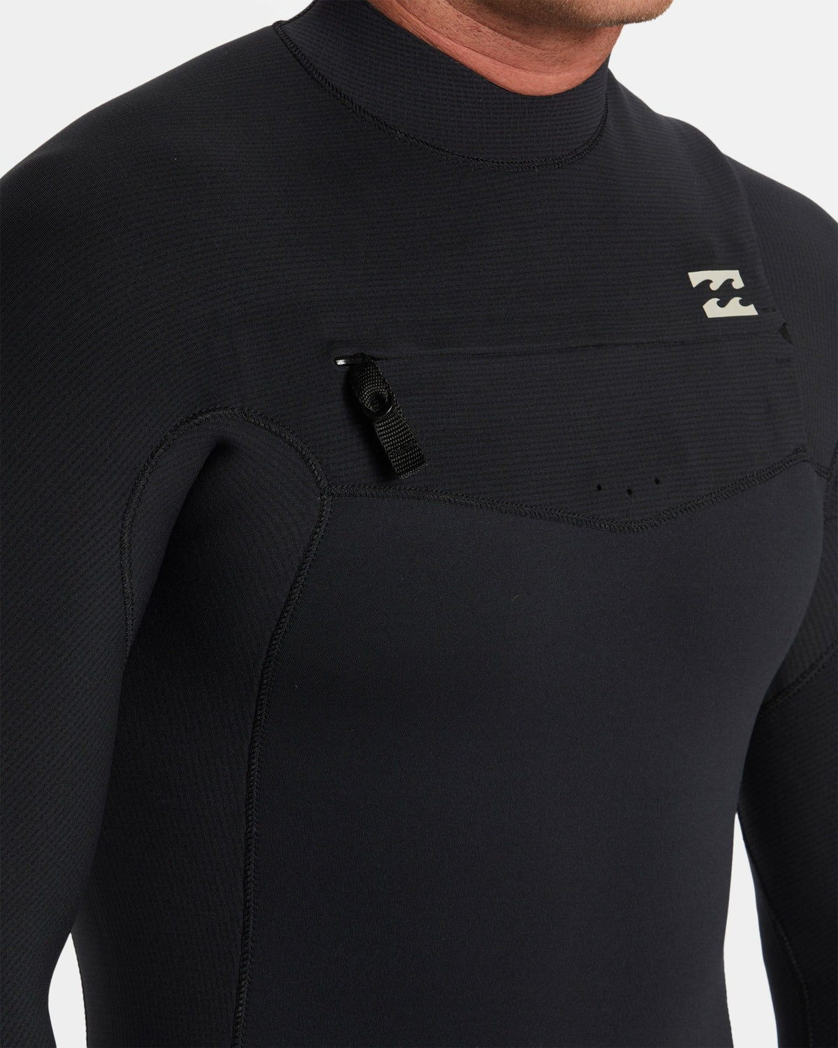 4/3mm Revolution Natural Upcycler GBS Chest Zip Wetsuit - Black | Billabong
