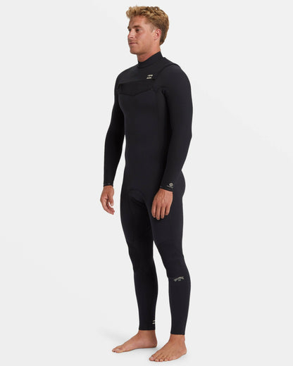 4/3mm Revolution Natural Upcycler GBS Chest Zip Wetsuit - Black | Billabong