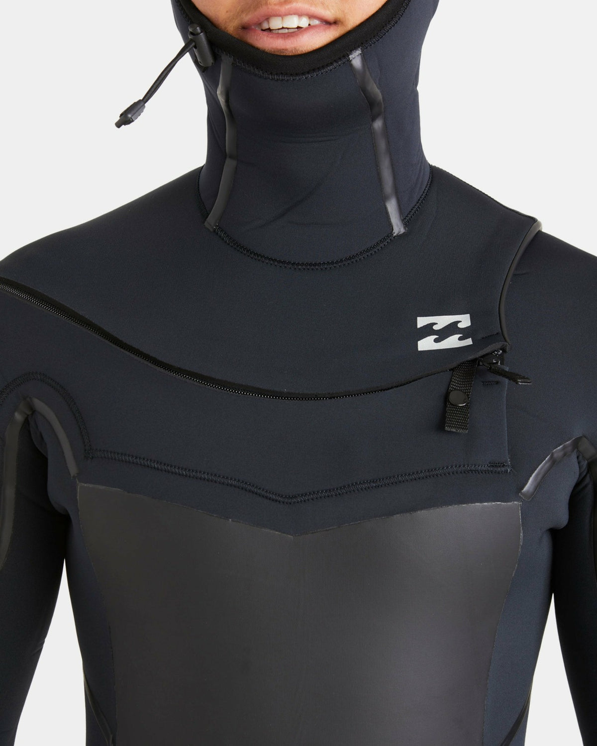 5/4mm Absolute Natural+ Upcycler Welded Chest Zip Hooded Wetsuit - Bla | Billabong