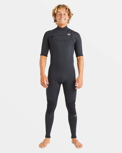 2/2mm Absolute Natural Upcycler GBS Chest Zip Wetsuit - Black | Billabong