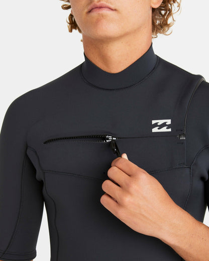 2/2mm Absolute Natural Upcycler GBS Chest Zip Wetsuit - Black | Billabong