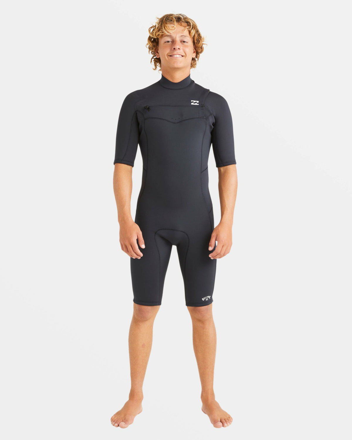 2/2mm Absolute Natural Upcycler GBS Chest Zip Short Sleeve Springsuit | Billabong