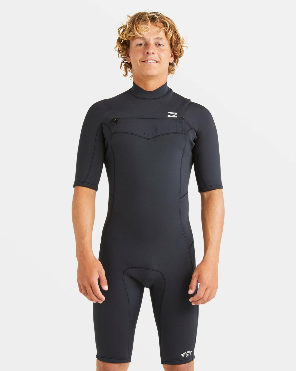 2/2mm Absolute Natural Upcycler GBS Chest Zip Short Sleeve Springsuit | Billabong