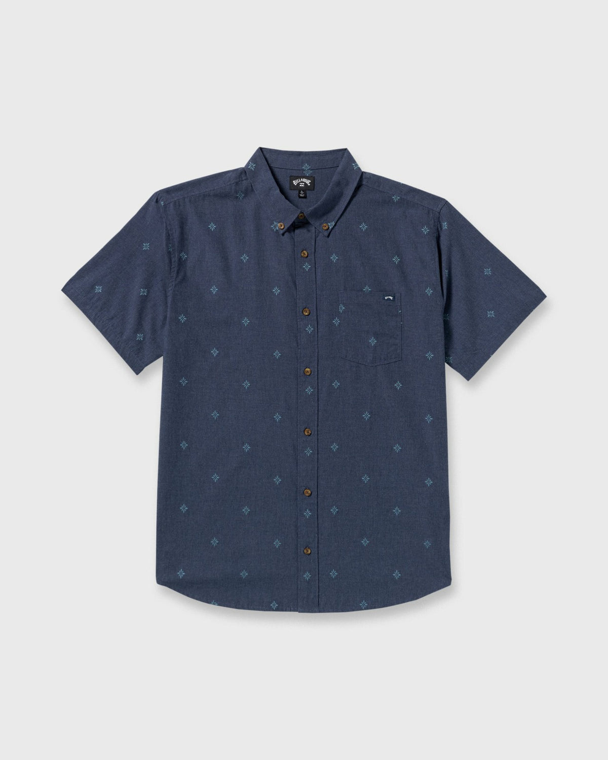 All Day Jacquard Short Sleeve Shirt - Midnight | Billabong