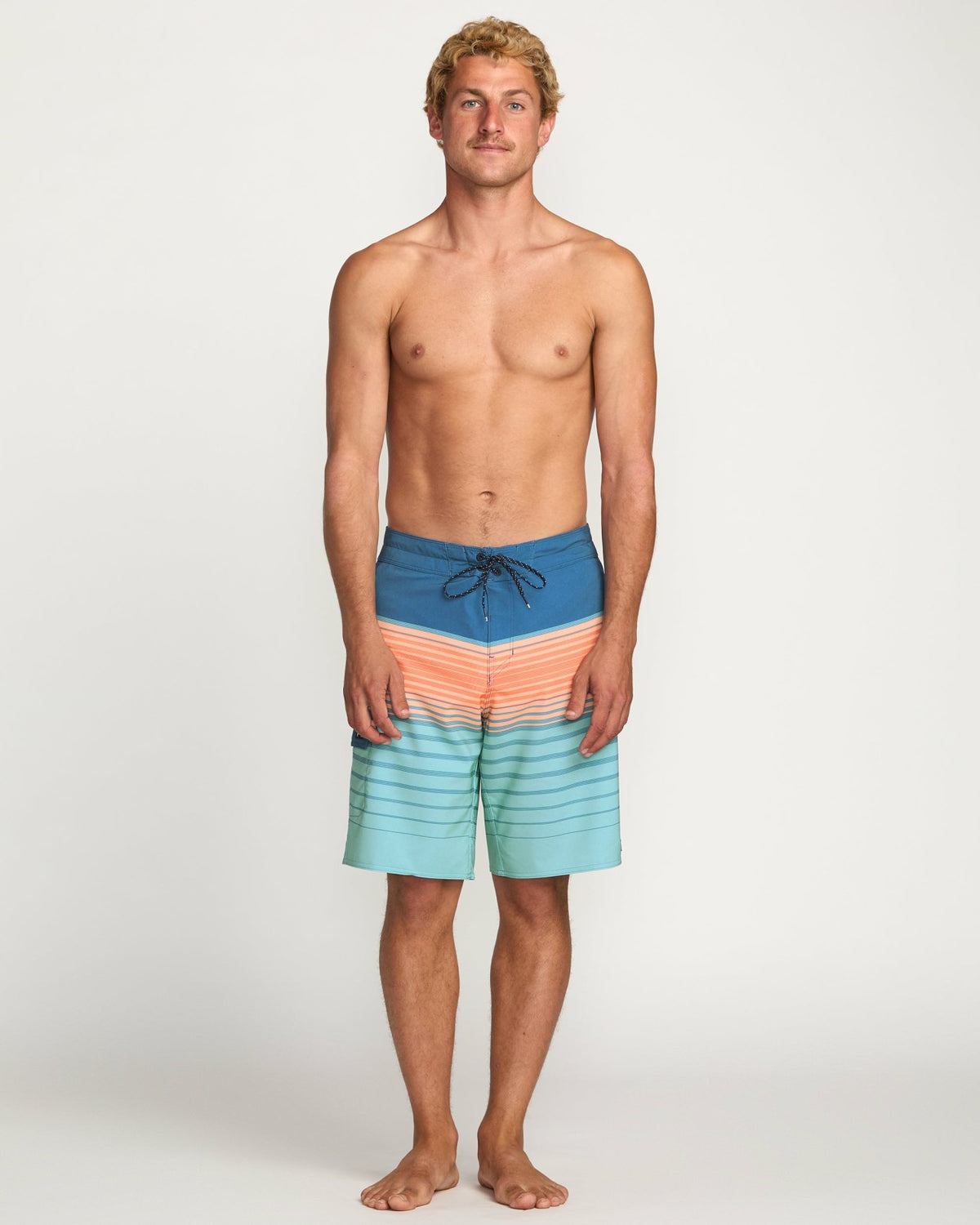 All Day Stripe Pro Performance 20" Boardshorts - Deep Blue | Billabong