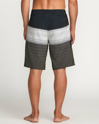 All Day Stripe Pro Performance 20" Boardshorts - Pewter | Billabong