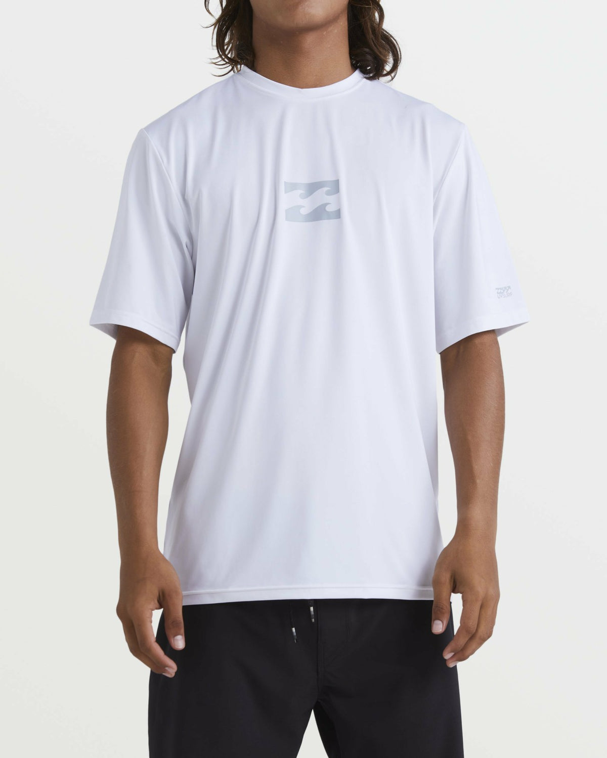 All Day Wave Short Sleeve Rashguard - White | Billabong