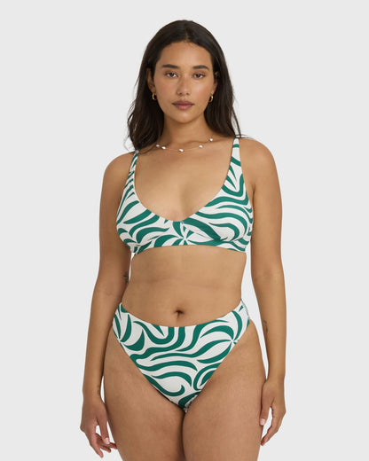 All The Waves Hi Maya Bikini Bottom - Evergreen | Billabong