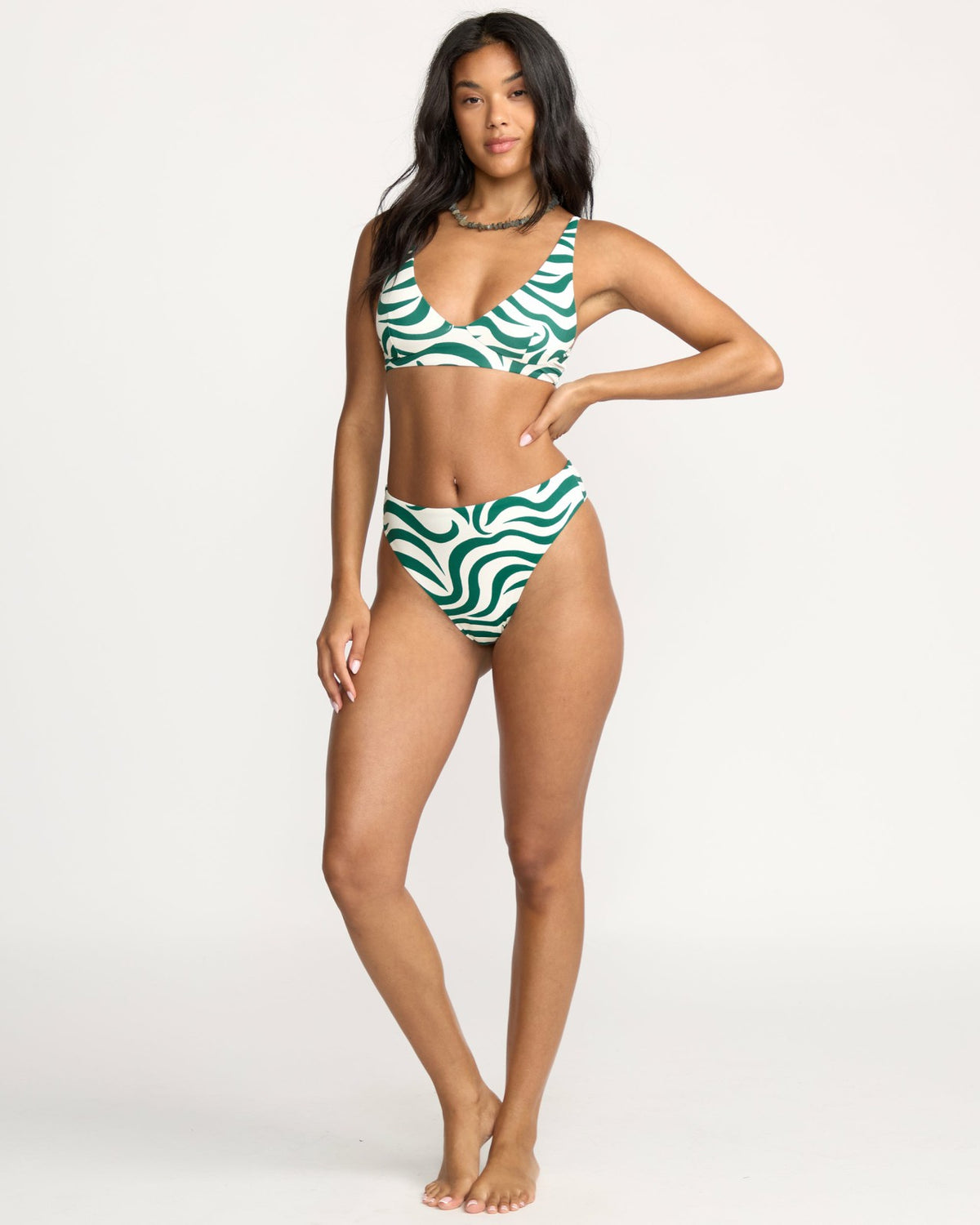 All The Waves Hi Maya Bikini Bottom - Evergreen | Billabong
