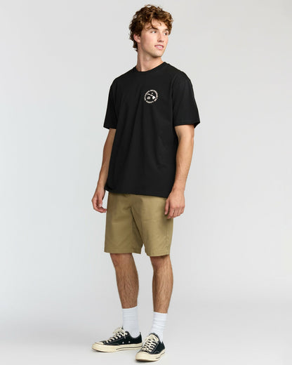 Aloha Island Hi Regular Short Sleeve T-Shirt - Washed Black | Billabong