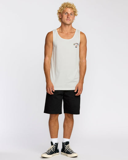 Arch Fade Tank - Off White | Billabong