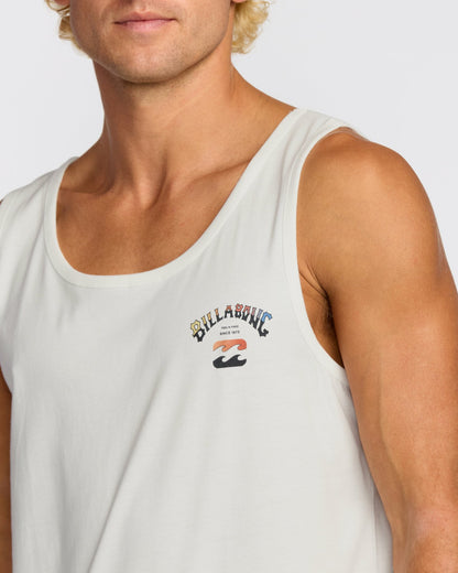 Arch Fade Tank - Off White | Billabong