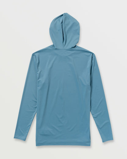 Arch Mesh Long Sleeve Hooded Surf Tee - Bay Blue | Billabong