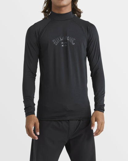 Arch Performance Fit Long Sleeve Rashguard - Black | Billabong