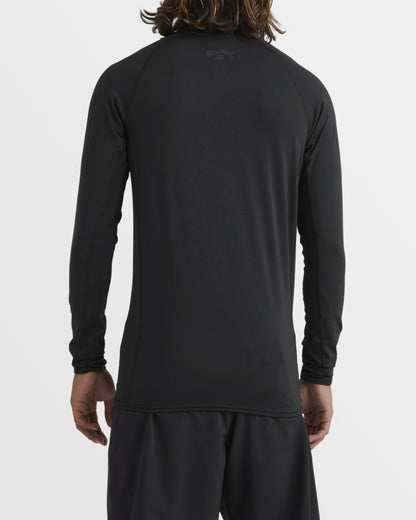 Arch Performance Fit Long Sleeve Rashguard - Black | Billabong