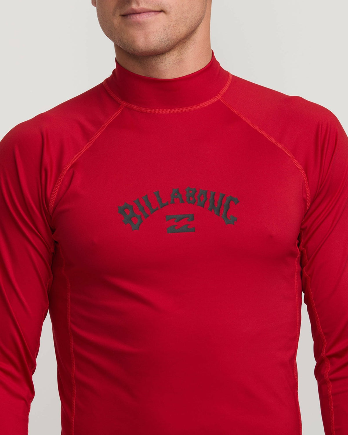 Arch Performance Fit Long Sleeve Rashguard - Scarlet | Billabong