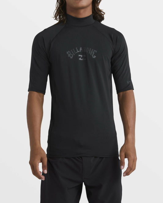 Arch Performance Fit Short Sleeve Rashguard - Black | Billabong