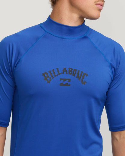 Arch Performance Fit Short Sleeve Rashguard - Cobalt | Billabong