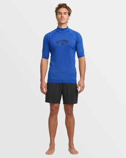 Arch Performance Fit Short Sleeve Rashguard - Cobalt | Billabong