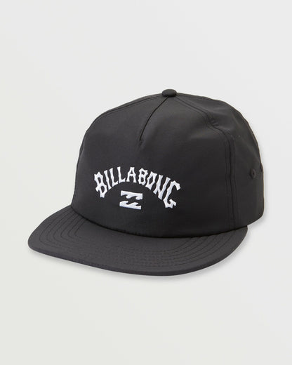 Arch Team Snapback Hat - Black | Billabong