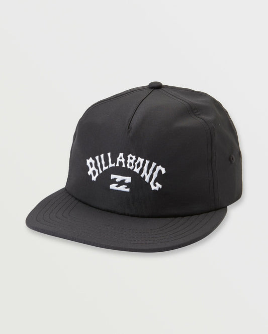 Arch Team Snapback Hat - Black | Billabong