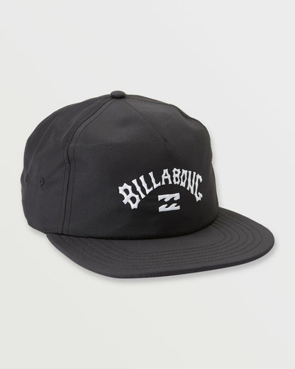 Arch Team Snapback Hat - Black | Billabong