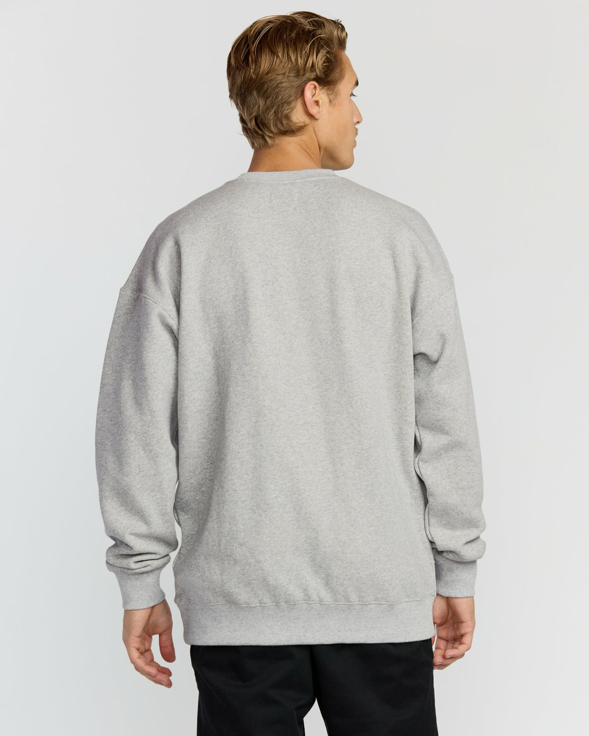Austin Garage Crew Sweatshirt - Lt Grey Htr | Billabong