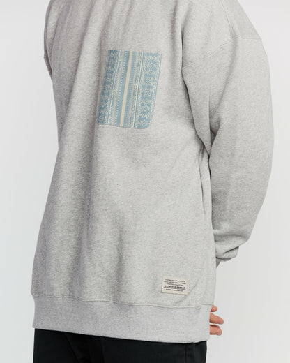 Austin Garage Crew Sweatshirt - Lt Grey Htr | Billabong