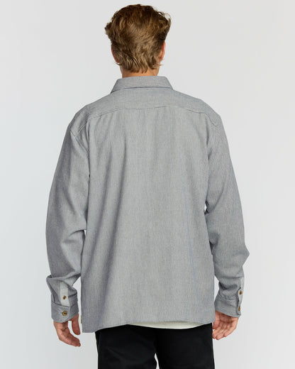 Austin Garage Long Sleeve Shirt - Stone Blue | Billabong