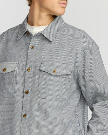 Austin Garage Long Sleeve Shirt - Stone Blue | Billabong