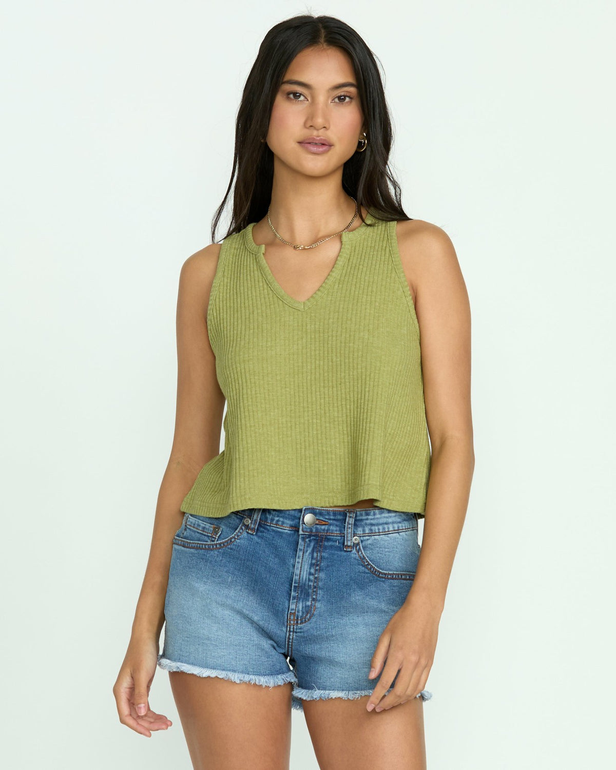 Aya Sun Knit Tank - Avocado | Billabong