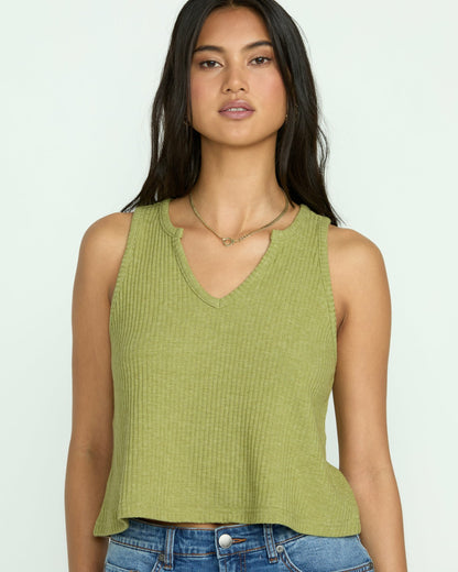 Aya Sun Knit Tank - Avocado | Billabong