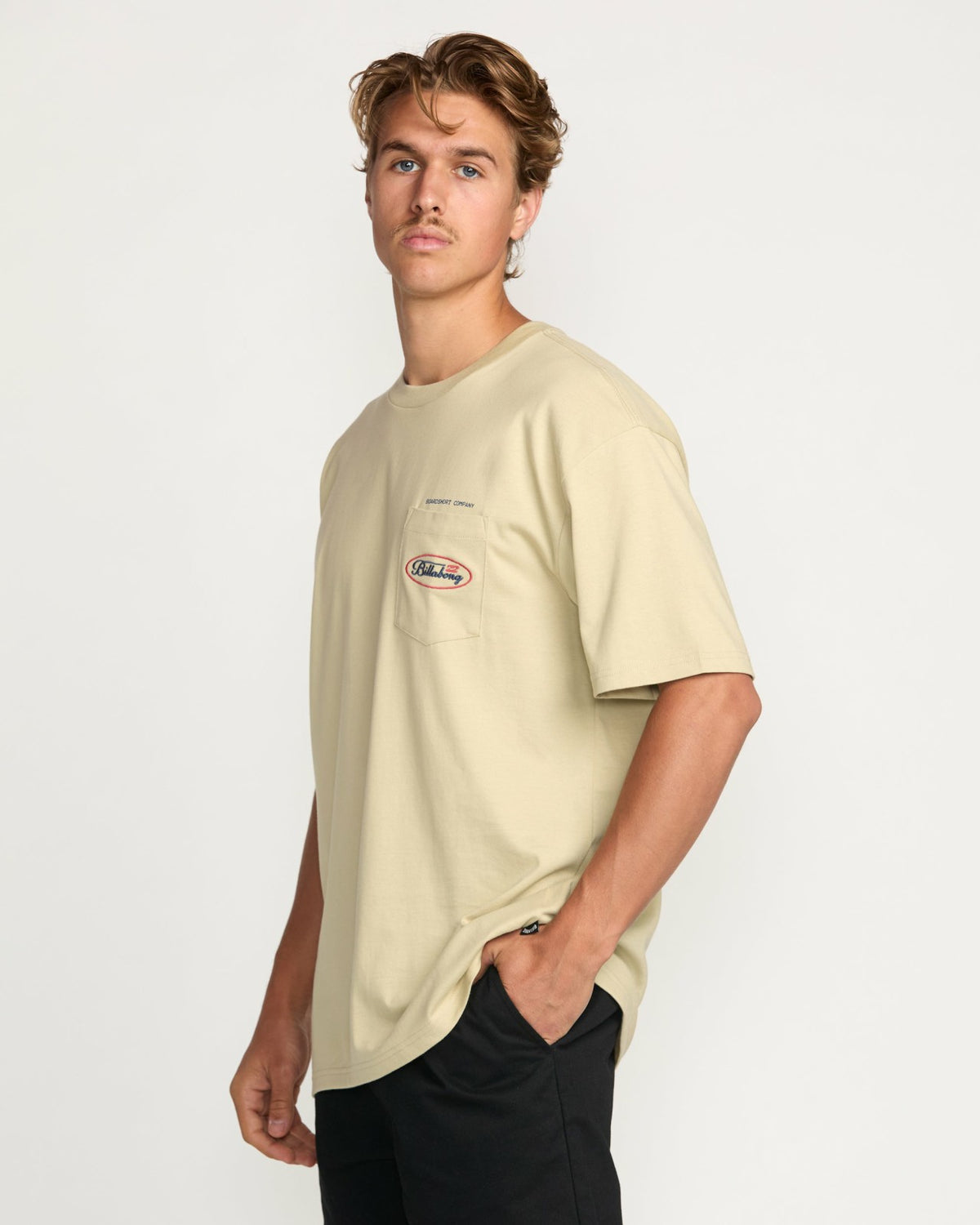 Bad Dog Pocket Regular Tee - Desert | Billabong