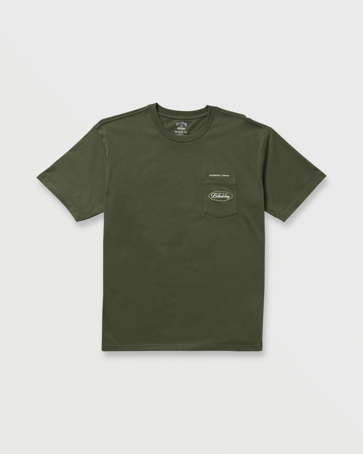 Bad Dog Pocket Regular Tee - Olive | Billabong