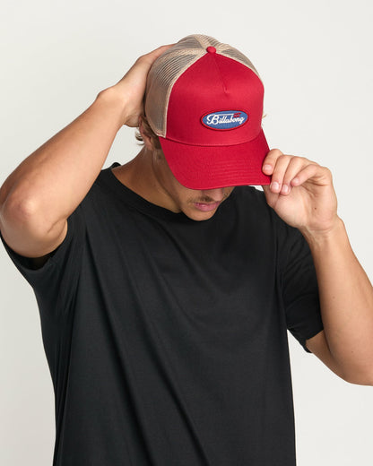 Bad Dog Trucker Hat - Burnt Red | Billabong